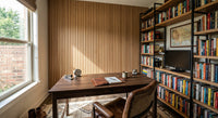 Home Office Feature Wall — Wood Slat Wall Package