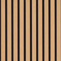 Wood Slat Wall Black Walnut Wood Slat Wall Panel – 8’ x 2’